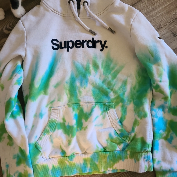 Hand dyed superdry hoodie - Picture 4 of 7